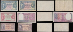 George VI issues, India 2 Rupees 1937 Taylor Pick 17a AU usual staple holes, Malaya 1st July 1941 issues (5) 1 Cent (2) Pick 6 VF-EF, 5 Cents Pick 7 E...