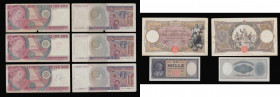 Italy (5) a collectible group consisting of some very collectible notes as the 1000 Lire "Ornata di Perle" (Decorated with Pearls) Pick 88b dated 11th...