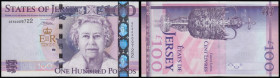 Jersey 100 Pounds 2012 Commemorative Issue Pick 37 QW II 1952 - 2012 Unc in Westminster's presentation pack

Estimate: GBP 140 - 180