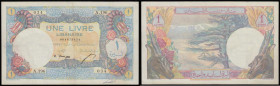 Lebanon Une Livre 1950 series 034 A.196 Pick 48 pleasant VF or better

Estimate: GBP 80 - 160