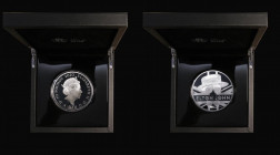 Ten Pounds 2020 Elton John 5oz. Silver Proof FDC in the Royal Mint box of issue with certificate and booklet, Certificate number 332 of a mintage of j...