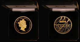 Alderney Five Pounds 2020 80th Anniversary of Dunkirk Gold Proof FDC in Harrington & Byrne box with certificate stating a mintage of just 50 pieces
...