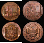 18th Century Halfpennies Norfolk - Norwich (2) 1792 Obverse: Shield of Arms of the City of Norwich, Reverse: Man working a loom, the loop forms a very...