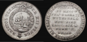 Shilling 19th Century Somerset - Bristol 1811 Davis 21 EF and lustrous with some hairlines

Estimate: GBP 20 - 40