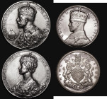 Coronation Medals (2) George V Coronation 1911 51mm diameter in silver Eimer 1922a, BHM 4022 the Official Royal Mint issue, VF, with signs of mounting...
