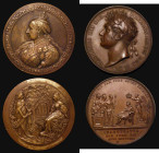 Epping Forest, Royal Visit and Dedication 1882, 75mm diameter in bronze by C.Wiener, Eimer 1689, BHM 3128, Welch 17, Obverse: Bust of Queen Victoria, ...