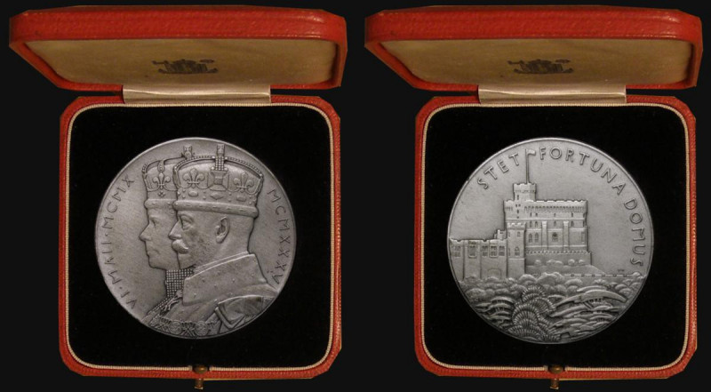 George V Silver Jubilee 1935 57mm diameter in silver with matt finish, Eimer 202...