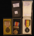 Japan (3) 1937 Chinese Incident, Second Sino-Japanese War in bronze with ribbon and bar NEF, A/UNC boxed, Japan 2600th National Anniversary Commemorat...