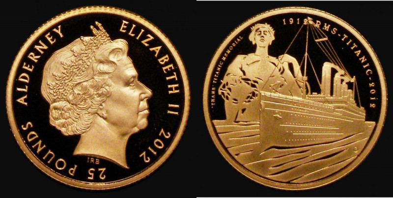 Alderney 25 Pounds Gold 2012 Titanic Memorial Proof FDC uncased

Estimate: GBP...