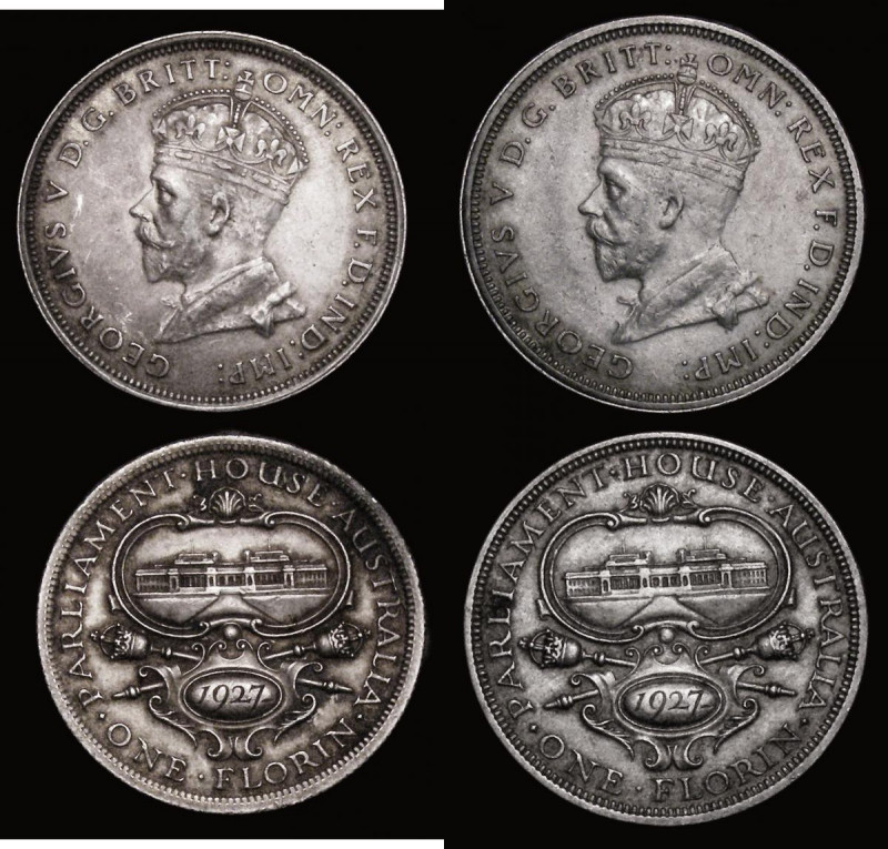 Australia Florins 1927 Parliament House KM#31 (2) NEF/EF and VF

Estimate: GBP...
