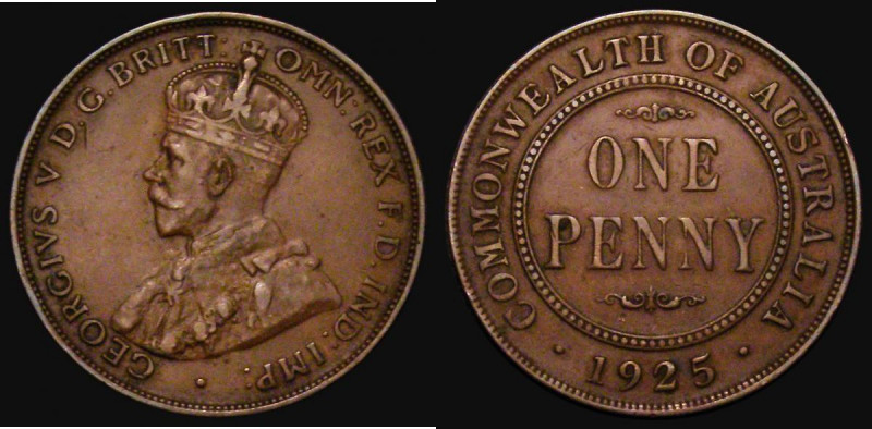 Australia Penny 1925 KM#23 VF one of the key dates in the series

Estimate: GB...