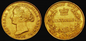 Australia Sovereign 1865 Sydney Branch Mint, Marsh 370 NEF with some contact marks

Estimate: GBP 450 - 550