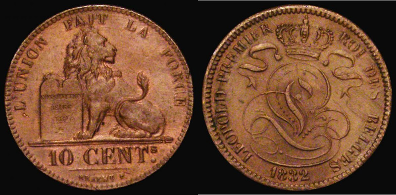 Belgium Ten Centimes 1832 KM#2.1 EF with a hint of lustre

Estimate: GBP 80 - ...