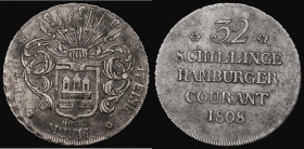 German States - Hamburg 32 Schillings (2 Mark) 1808 HSK KM#530 Fine

Estimate: GBP 45 - 65