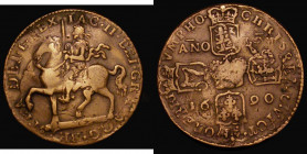 Ireland Crown 1690 Gunmoney, Legend commences to left of head S.6578 Bold Fine with traces of the understrike visible in places

Estimate: GBP 100 -...