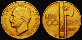 Italy 100 Lire 1923R KM#65 VF, a very rare one-year type and seldom offered

Estimate: GBP 1800 - 2400
