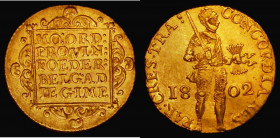 Netherlands Gold Ducat 1802 KM#11.2 GVF/VF on a slightly wavy flan

Estimate: GBP 400 - 500