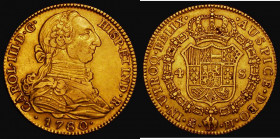 Spain 4 Escudos Gold 1780 M PJ KM#418.1 Good Fine a bold and collectable example of this type

Estimate: GBP 650 - 750