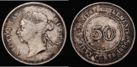Straits Settlements 50 Cents 1896 KM#13 Fine, toned

Estimate: GBP 100 - 120