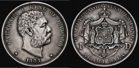 USA - Hawaii Dollar 1883 Breen 8035 Good Fine, scarce. 500,000 pieces were minted with 453,622 pieces later melted

Estimate: GBP 180 - 250