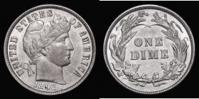 USA Ten Cents 1892 Breen 3470 EF/AU the obverse with some fine hairlines

Estimate: GBP 30 - 60