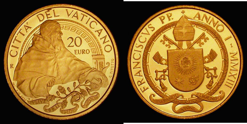 Vatican 20 Euros Gold 2013 The Popes of the Renaissance: 500th Anniversary of th...