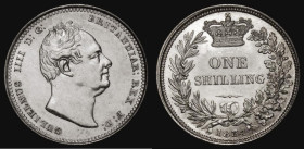 Shilling 1834 ESC 1268, Bull 2489 UNC or very near so and lustrous with some light hairlines

Estimate: GBP 80 - 150
