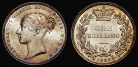 Shilling 1838 Small head with WW in relief, ESC 1278, Bull 2973, Davies 850 dies 1A, UNC the obverse displaying very light friction to the highest poi...