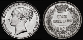 Shilling 1851 ESC 1298, Bull 2999, GEF and lustrous, an extremely high grade example of this very rare date, highly desirable thus

Estimate: GBP 30...