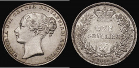 Shilling 1859 ESC 1307, Bull 3015, Davies 879 dies 4A, EF/GEF the reverse with a subtle gold tone

Estimate: GBP 100 - 150