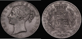 Crown 1847 Young Head ESC 286, Bull 2567 GVF/NEF with a pleasing old grey tone 

Estimate: GBP 275 - 450