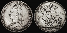 Crown 1888 Wide Date, Bull 2588, Davies 481, VG/Near Fine, Rare in all grades

Estimate: GBP 50 - 75