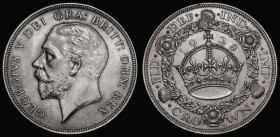 Crown 1928 ESC 368, Bull 3633 EF the obverse with some contact marks

Estimate: GBP 200 - 250