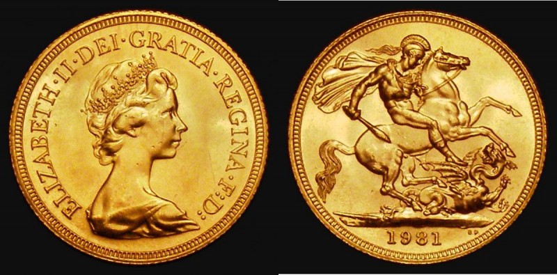 Sovereign 1981 Marsh 312 A/UNC and lustrous

Estimate: GBP 250 - 350