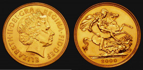 Sovereign 2000 Marsh 314 Lustrous UNC, the obverse with some contact marks

Estimate: GBP 250 - 350