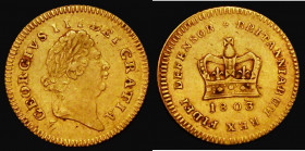 Third Guinea 1803 S.3739 Good Fine/Fine with some hairlines

Estimate: GBP 100 - 160
