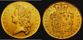 Two Guineas 1738 Repositioned Legend S.3667B the obverse with some light rub to the King's cheek, NEF/EF and lustrous, the reverse in particular with ...