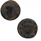 s. I aC. Saelices (Cuenca). As de Segóbriga. Ae. 11,39 g. BC+. Est.180.