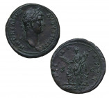 117-138 d.C. Adriano. Sestercio. Ag. 27,63 g. EBC-. Est.700.