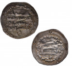 235 H. Abderramán II. Dirham. Ag. 2,47 g. MBC+. Est.40.