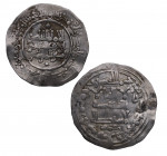 337 H. Abd-Al-Rahman III. Dirham. Ag. 2,40 g. MBC. Est.40.