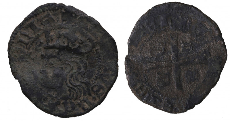 Enrique II (1369-1379). León. Cuzado. Ve. 1,70 g. BC+. Est.45.