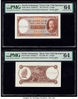 Straits Settlements Government of the Straits Settlements 1 Dollar ND (1931-35) Pick 16cts KNB23CT Front and Back Color Trial Specimen PMG Choice Unci...