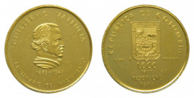 COLOMBIA. 1973. Popayán. 1000 pesos. (KM#254). Guillermo Valencia. 4,24 gr. Au.
sc-