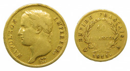 FRANCIA / FRANCE. Napoleón 1811 A. París. 40 francos. (KM#696.1). 12,82 gr. Au.
mbc-