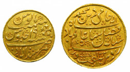 INDIA. Presidencia Bengala. Oro mohur. (11,76) Shah Alam II. (1759-1808) Año 19 (1793). Ceca de Calcuta. (KM#103) (Pridmore 62).
ebc