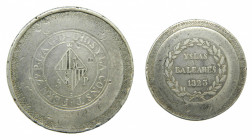 ESPAÑA / SPAIN. Fernando VII. 1823 Mallorca. 5 pesetas. (AC1300). 26,87 gr. Ar. Golpecitos.
mbc