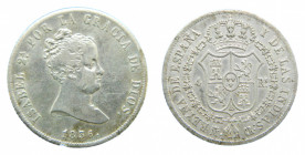 ESPAÑA / SPAIN. Isabel II. 1836 CR Madrid. 4 reales. (AC443). Ar.
mbc+