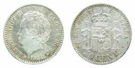 ESPAÑA / SPAIN. Alfonso XIII. 1894 *0-4 PGV. 50 céntimos. (AC43). Ar.
ebc