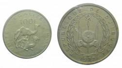 DJIBOUTI. 1977. 100 Francos. ESSAI. (KM#E7). Cu-Ni.
sc